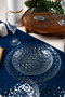 Hermia Set de Servir Pasteles Prizma 7 de Vidrio Transparente de 7 Piezas